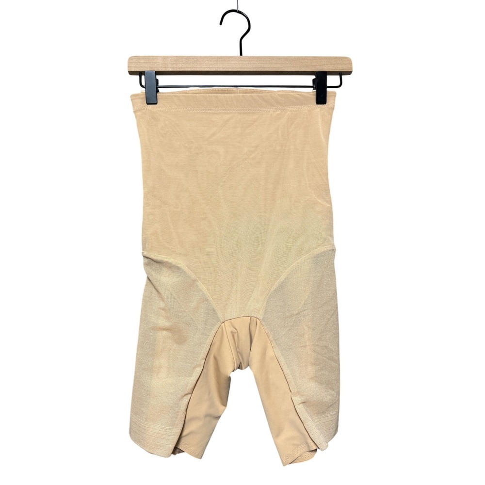 Honeylove SuperPower Short Womens Small Beige High Waisted Compression Shapewear